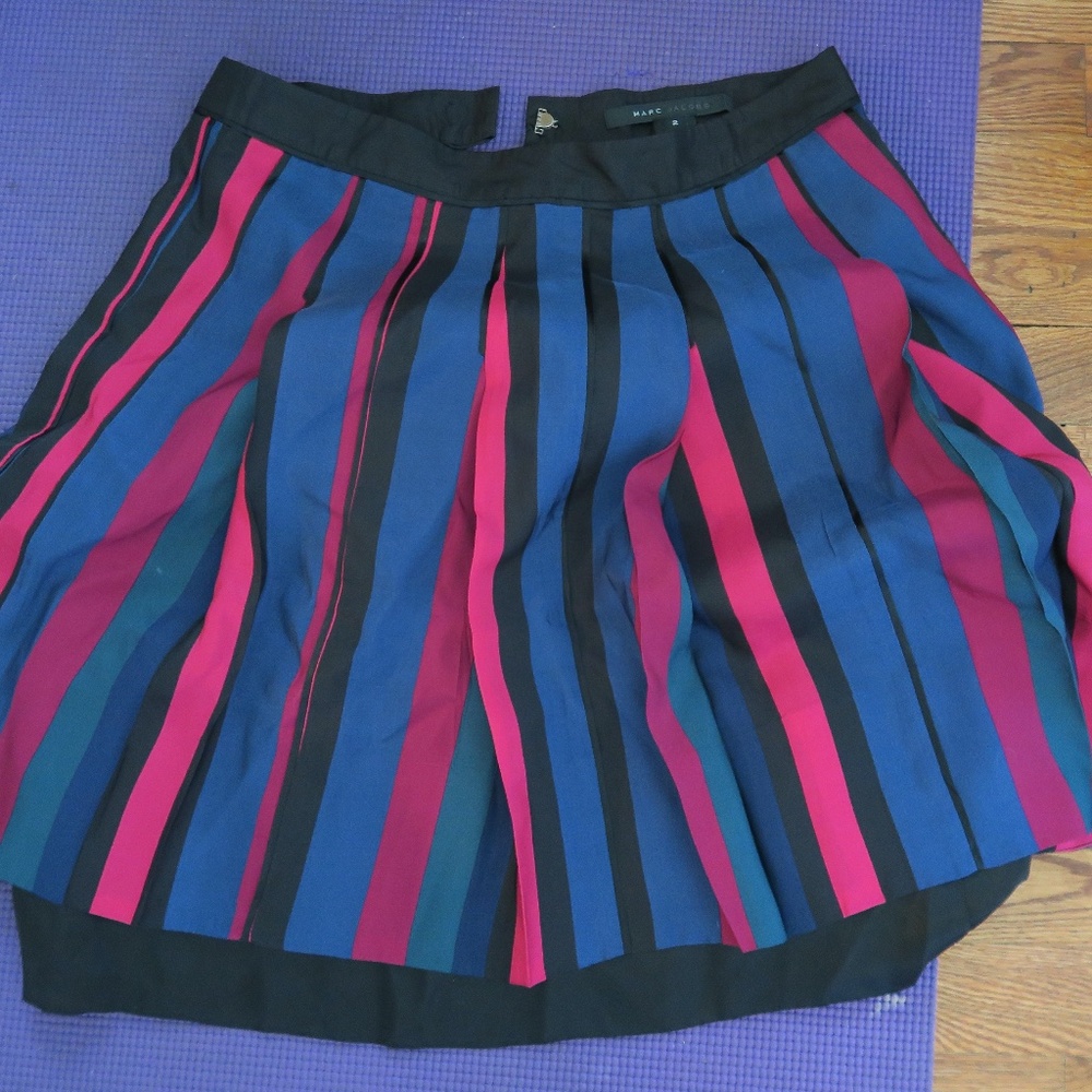 MARC JACOBS STRIPPED SKIRT